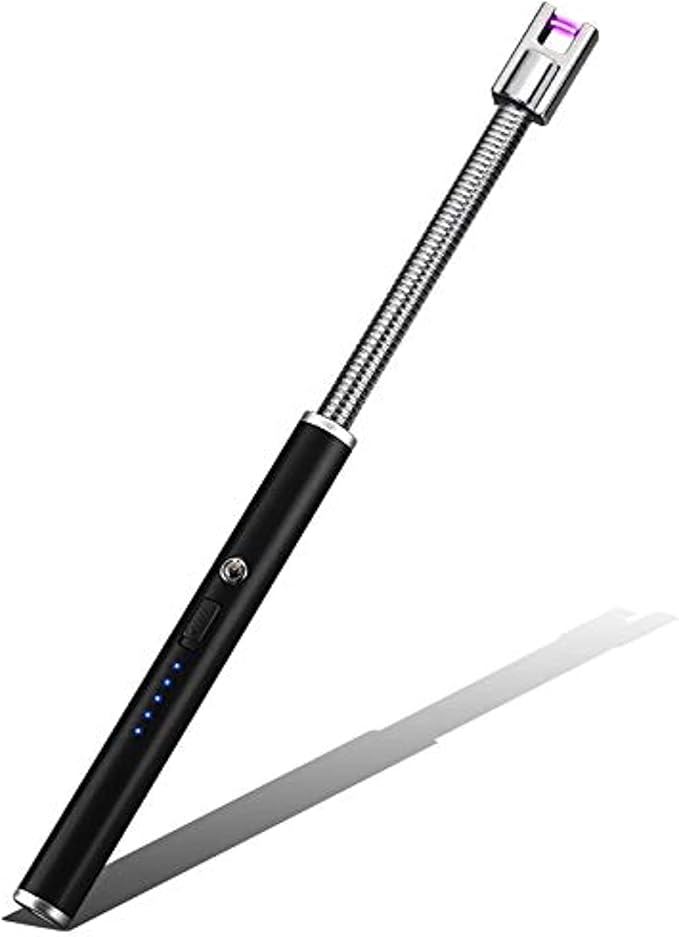 Electric Arc Lighter, Plasma Lighter Flameless Windproof USB Rechargeable for BBQ Gas Stove Candle Fireworks Assorted Colors