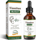 Tinnitus Relief Drops | 100% Herbal Ear Oil for Ringing & Buzzing | Helps Reduce Ear Discomfort & Roaring | Natural Hearing Support Formula | For Men & Women |