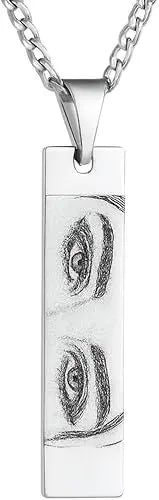 Personalized Eye Necklace